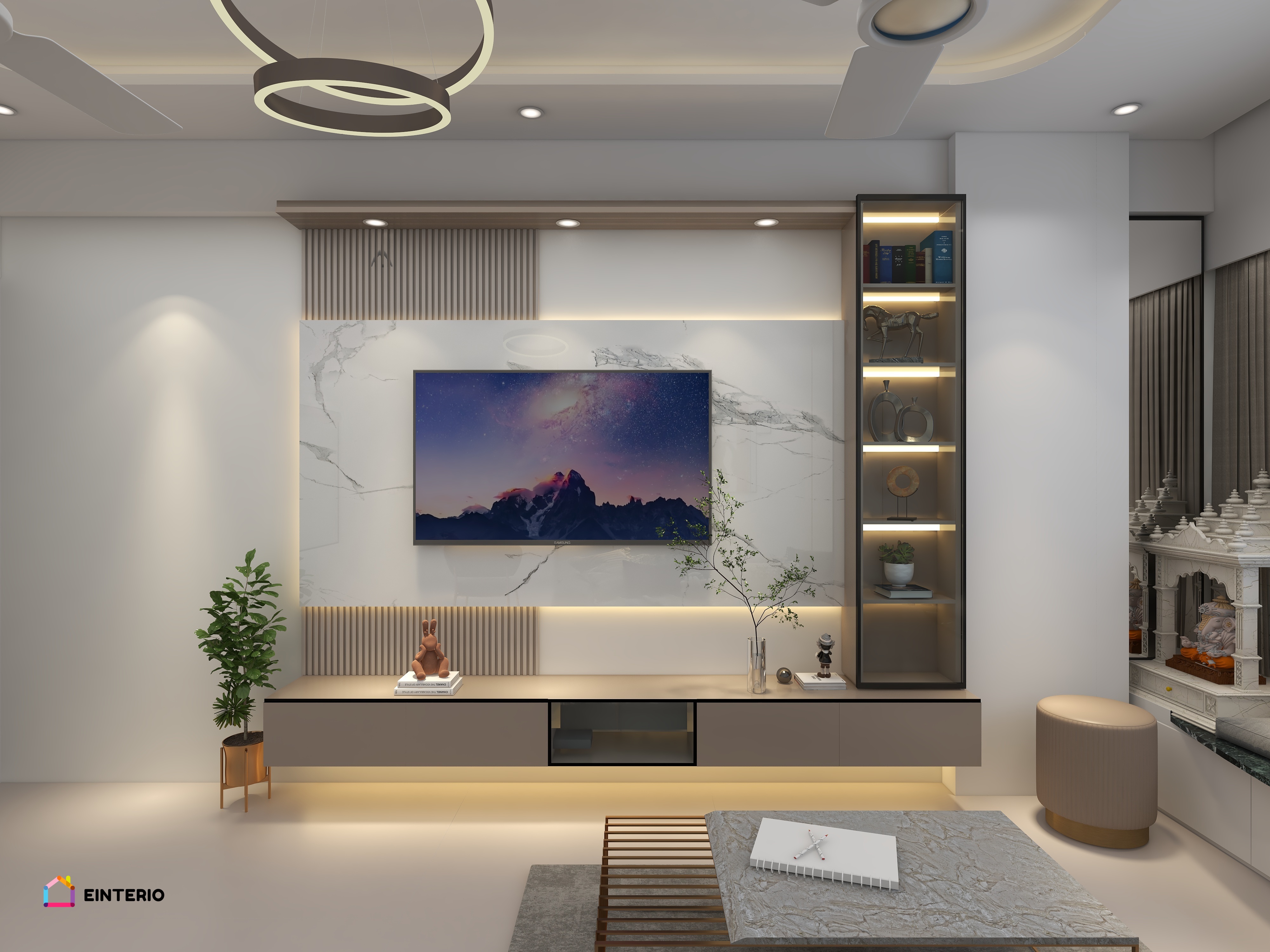 Modern Simplicity living room walkthrough